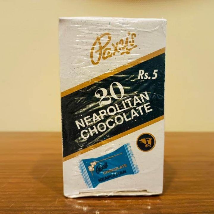 Pack Of 20 - Paxy Chocolates Neopolitian