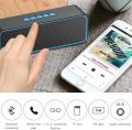 Sonkir Portable Bluetooth Speaker, Bluetooth 5.0 Wireless Speaker with 3D Stereo Hi-Fi Bass, Built-in 1500 mAh Battery, 12H Playtime (Blue). 