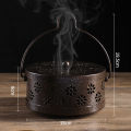 9URT Wholesale Retro Mosquito Coil, Tray Mosquito Coil, Mosquito Coil, Mosquito Coil, Wrought Iron with Lid, Indoor Fireproof Mosquito Incense Burner, Sandalwood Aromatherapy. 