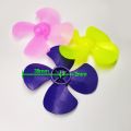 DreamsMart Pack of 3pcs 4 blades propeller plastic fan for mini DC motor air cooler toy boat Motor DIY project 4 blade propellers. 