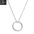 Silver & Golden Ring Locket/Pendant/Necklace for Girls & Women. 