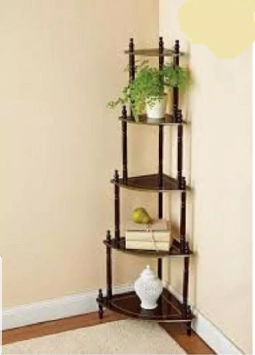 Excellent Quality -Wooden Decorative Spindles Shelf, Beautiful 5 Layer Shelf Rack & Plant organizer