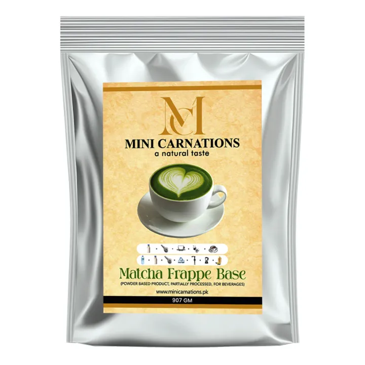 Mini Carnations Matcha Frappe – Smooth Japanese Green Tea Drink Mix ...