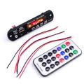 New! [6W Amplifier+BT 5.0+LCD Screen+Handsfree Mic+Recording] DC 5V Wireless Bluetooth 5.0 MP3 Decoder Board Audio MP3 Player Module With 2*3W Speaker LCD Screen Handsfree Mic Recording USB U Disk TF FM Radio 3.5mm Aux Line-in MP3 WAV WMA Function. 
