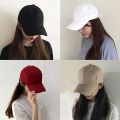 Unisex Hat Plain Curved Sun Visor Hat Outdoor Dustproof Baseball Cap Solid Color Fashion Adjustable Leisure Caps Men Women. 