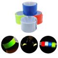 4Pcs Reflective Snap Bands High Visibility Wrist Arm Ankle Leg Snap Straps Night Walking Running Safety Gear Reflective Strips. 