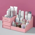 Makeup Organiser Cosmetic Storage Box Multi Functional Desktop Tidy Organiser Holder with Drawer Random Colour makeup organizer. 