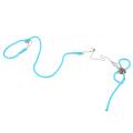 Adjustable Small Pet Hamster Leash Harness Set With Bells Ferrets Traction Rope. 
