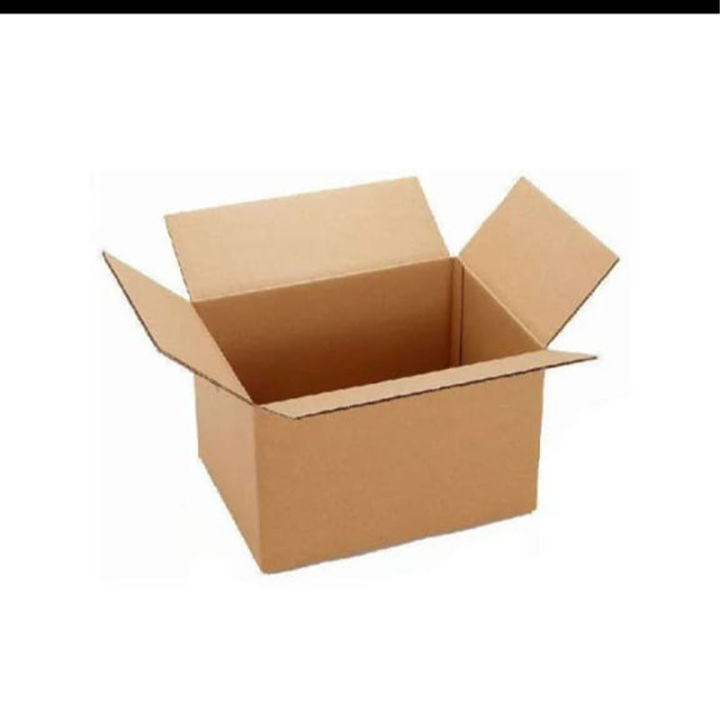 Premium Packing Boxes/Cartons With Strong Kraft & Corrugated Sheet With Dimensions (16.5cm/6.5in, 11.2cm/4.4in, 10cm/4in) Best Suitable For e-commerce Business, Fragile items, Gift Box Carton