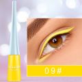 Colorful Neon Green White Matte Liquid Eyeliner Pencil Waterproof Makeup Liquid Eye Liner Blue Green Yellow Eyes Cosmetics Pen. 
