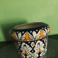 Multani Blue Pottery Planter Pot vase (multi purpose). 