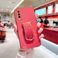 Applicable to Samsung A22 Phone case 4G Cute Panda S21 Invisible Folding Bracket A32 All-Inclusive Drop-Resistant A72 Men and Women. 