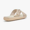 Liza Cream Women's Chappal For Women - SS26. 