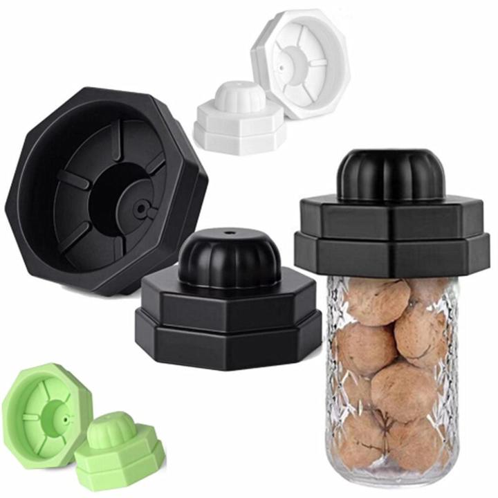 2pcs Universal Vacuum Jar Sealer Vacuum Jar Sealer Silicone Sealer Food Sealing Packaging Tools Jars Canning Storage Lid