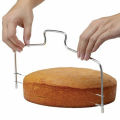 Cake Leveler Professional Layer Slicer Cutter 2 Blades Stainless Steel. 