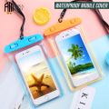 Waterproof Mobile Cover, Universal Waterproof Mobile Pouch Case for all IOS and Android Phones, Waterproof Cover Bag Mobile Phone Protector, Underwater Waterproof Rainproof Mobile Case, Transparent Pouch for Cell Phones. 