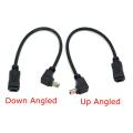 【All Of Me】Degree Up Direction Angled Mini USB 5 Pin Male to Female Extension Cable 0.2m 20cm MiniUSB adapter short Cable. 