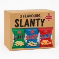 Kolson Slanty Box – 60 Packs of Crispy Snacks | All Flavors Available | New packing | Perfect for Home, Office & Snacking Anytime. 