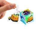 Cross-border blox fruits game devil fruit real prop box third-order Rubik's Cube small Rubik's Cube pendant toy. 