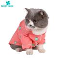 Green Home Cat Costume Cute Thin T-shirt Dog Two-legged Pet Clothing. 