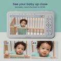 BabySense 5" HD Split-Screen Baby Monitor Video Baby Monitor with Camera HD S2. 