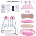 Baby Automatic Swinger Comfort Cradle - New Born Baby Swing Intelligent Electric Baby Cradle, 0~18 Months Baby Usb 5V Foldable Rocking Chair, Built-In Lullaby, Can Be Connected With Bluetooth U Disk, Easy To Clean,pink-Long-version. 