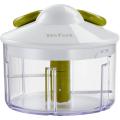 TEFAL Non Electric 500ml Manual Chopper, Transparent/Black/Green,  K1330404. 