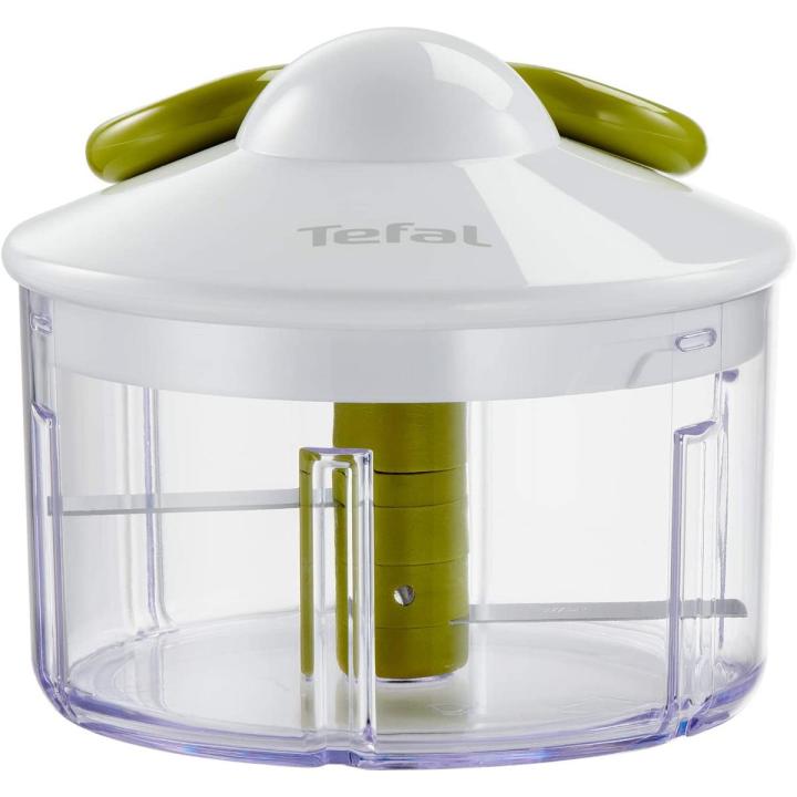 TEFAL Non Electric 500ml Manual Chopper, Transparent/Black/Green,  K1330404
