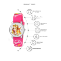 Pakistan Holesales STUFF White Dial Barbie Love Watch Series Analogue Girl's Watch. 