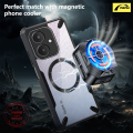 Nanu For Xiaomi Redmi 13C 5G 13R Poco M6 5G [Bull] Compatible with Magsafe Phone Case Shockproof Slim Soft Cover Transparent Back Protection Casing. 