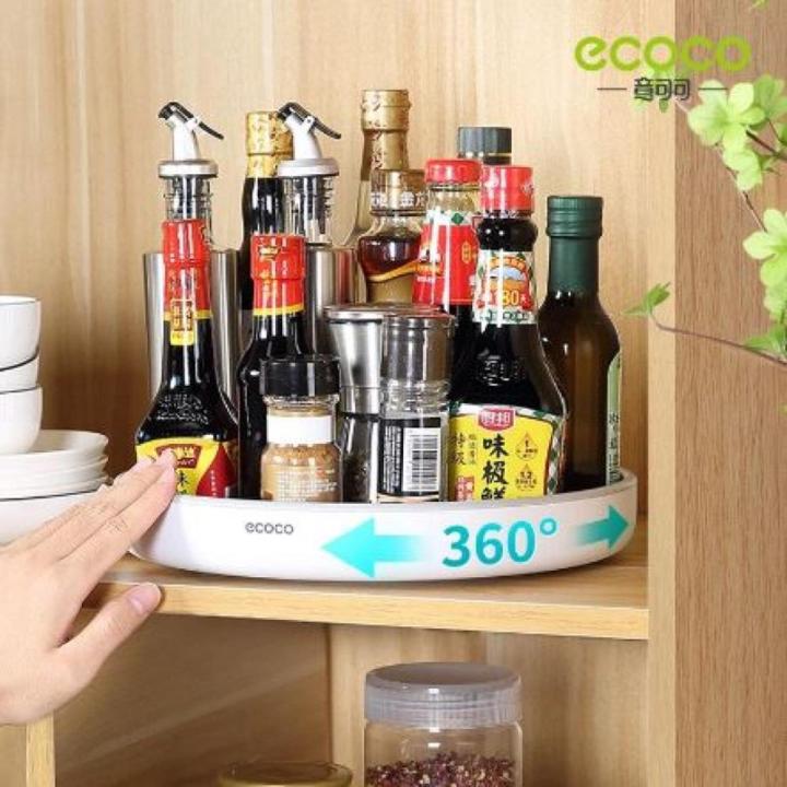 Multi-Functional Rotating Spice Rack Kitchen Table Soy Sauce