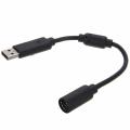 USB Breakaway Extension Cable Cord Adapter for Xbox 360 Wired Gamepad Controller. 