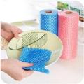 1Roll (25 Sheets) Multi-Purpose Kitchen Cleaning Reusable Wipes Multi-Colour. 