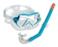 Diving Goggles Mask with Silicone Breathing Tube Snorkle Set for Swimming Equipment Adult PVC Tempered Glass Diving Goggles Mask for Underwater Sports Diving Swimming Mask (Random Color). 