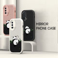 ZeroQiQi for Redmi Note 9 Back Cover Climbing Bamboo Panda Cartoon PU Leather Lambskin Soft Drop Resistant Phone Case. 