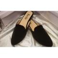 half cut shoes. 