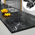 Marble Sheet Self Adhesive 60cm × 200cm | White and Black Paper Waterproof Heat Resistant Marbel Sheet | Top Quality Waterproof Marble Wallpaper Sticker | Anti Oil and Heat Resistant Marbel Wallpaper. 