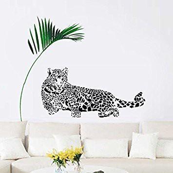 AY9029 Leopard  wall Decals Cheetah Wall Art Sticker Animals Wall Vinyl Wild Cat Vinyl Sticker Decor Bedroom Nursery Wild Pet140 Leopard Walking wall Decals Cheetah Wall Art Sticker Animals Wall Vinyl Wild Cat Vinyl Sticker Decor Bedroom Nursery Wild Pet