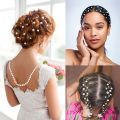 220pcs Mix 3mm/4mm/5mm/6mm Hair Pearls Stick On Self Adhesive Pearls Stickers Face Pearls Stickers for Hair Face Makeup Nail DIY Crafts Yao Store. 