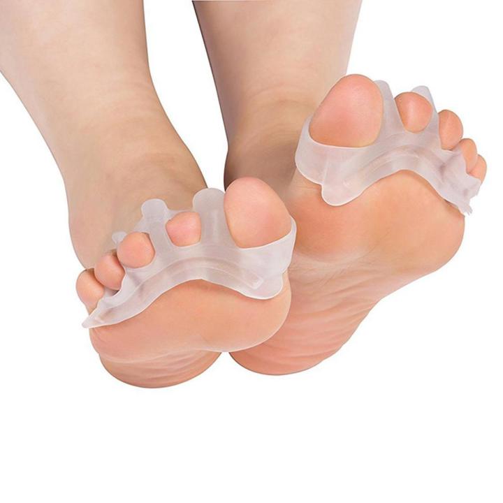1 Pair Silicone Toe Separators Straightener Toe