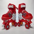 Skates Shoes for Beginners Children's Double Row Roller Adjustable Indoor And Outdoor Four-wheeled New   Note random color will be deliver. 