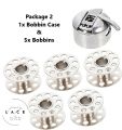 Sewing Machine Bobbin Case | Domestic Thread Bobbins Case & Shuttle Hook | Replacement Bobbin Case for Household Sewing Machines. 