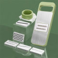 Vegetable Cutter | 5 in 1 Multifunctional Vegetable and Fruit Slicer | Stainless Steel Mandoline Chopper and Cutter. 