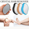 High Quality Crystal Hair Remover, Magic Hair Remover Painless Exfoliation, Painless Hair Remover Tool, Manual Epilator, Reusable Soft & Silky Skin, Apply to Any Part of The Body, Portable Beauty Companion for Hair-Free Confidence Anytime. 
