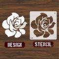 1PC Classic Rose flower Shaped Reusable Stencil Airbrush Painting Art DIY Home Decor Scrap booking Album Crafts. 