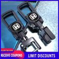 High quality for Honda keychain car motorcycle key holder Fashion Men Women Creative Alloy Metal Keyring Gift Civic City CR-V Jazz Accord Odyssey Brio Mobilio Fit HR-V Pilot Shuttle Legend CR-Z CRX. 