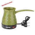 Electric kettle, Electric coffee pot, Electric coffee maker, 800 ml Stainless Steel Electric Turkish Coffee Pot with removable anti scald Handle, kashmiri chai, green tea and Coffee maker.,electric kettle for small house holds, hostel and offices. 