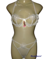 2 Pc Lingerie Set - Bridal Lingerie Set For Girls Women With Push-Up Rings - Seductive And Fashionable. 