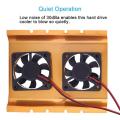 10.05CFM Wind-force Hard Drive Cooler Fast Heat Dissipation Hard Disk Cooler for HDD. 