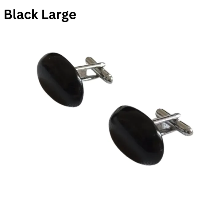 Luxury%20Crystal%20Cufflink%20oval-Nug%20Cufflinks%20Stud%20For%20Men%20-%20black%20-%20Image%202